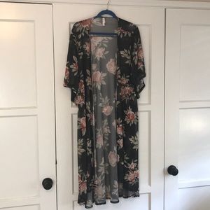 Floral Long Kimono
